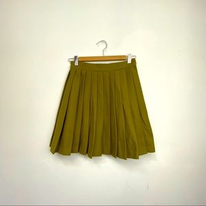 United Colors of Benetton Pleated Wool Skirt